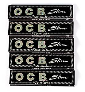 OCB Slim Premium King Size - Papier à rouler - Paquet de 5 - Smoke