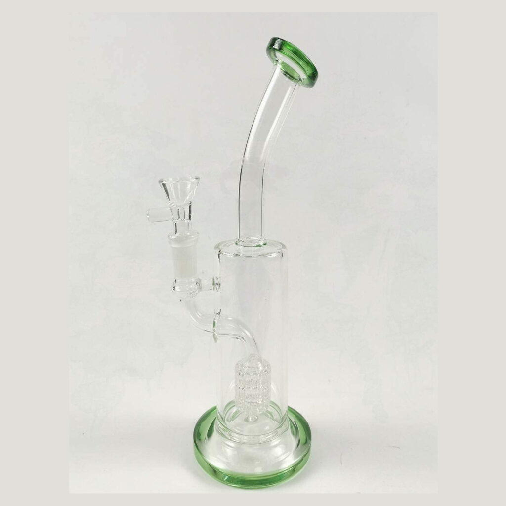 Petit Bong RORA En Verre - Forme Cœur - 16cm - Idéal Pour Usage Nomade Ou Cadeau