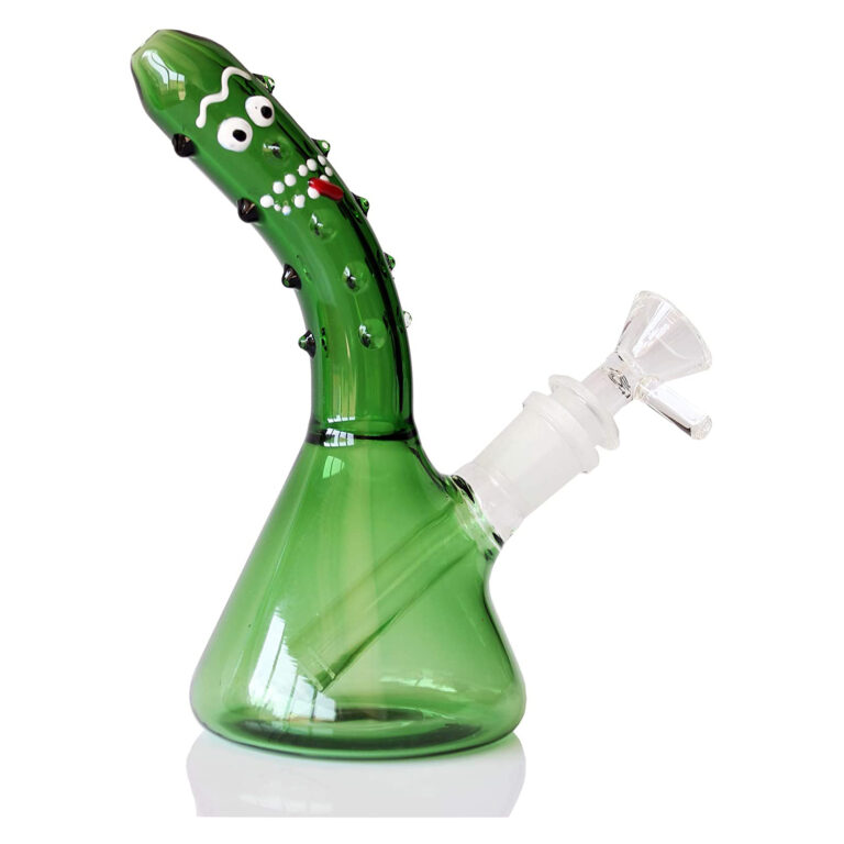 REANICE Bong à Fumer en Verre 31cm Coloré Tuyaux d'eau Bubblers 14,5 mm