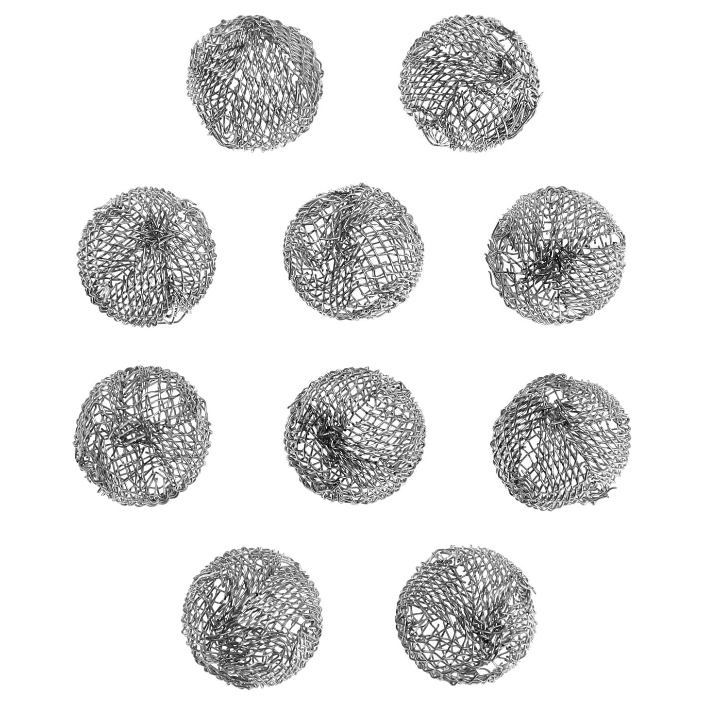 100 Filtres à Tamis Métalliques Pour Pipe à Tabac - Diamètre 16 Mm - Acier Inoxydable, Nettoyage Facile