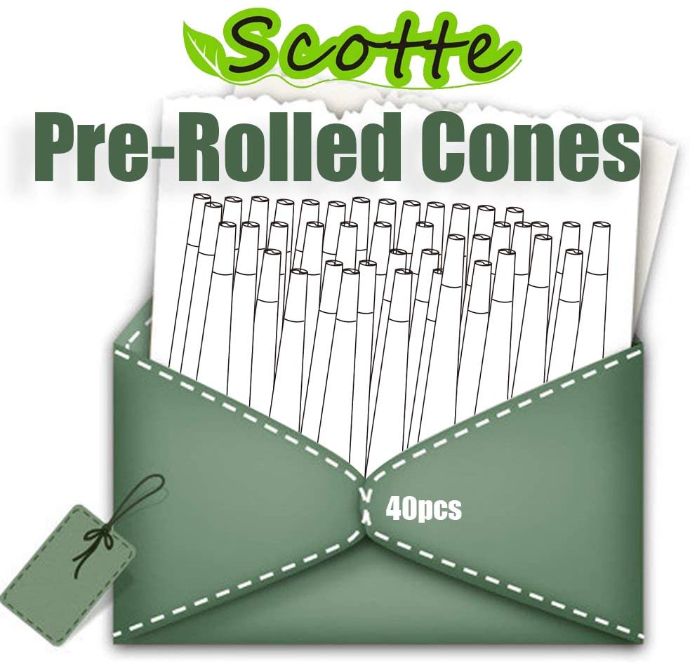 Pointes à filtre cône Pre-Rolled écrus Papier à rouler les cônes