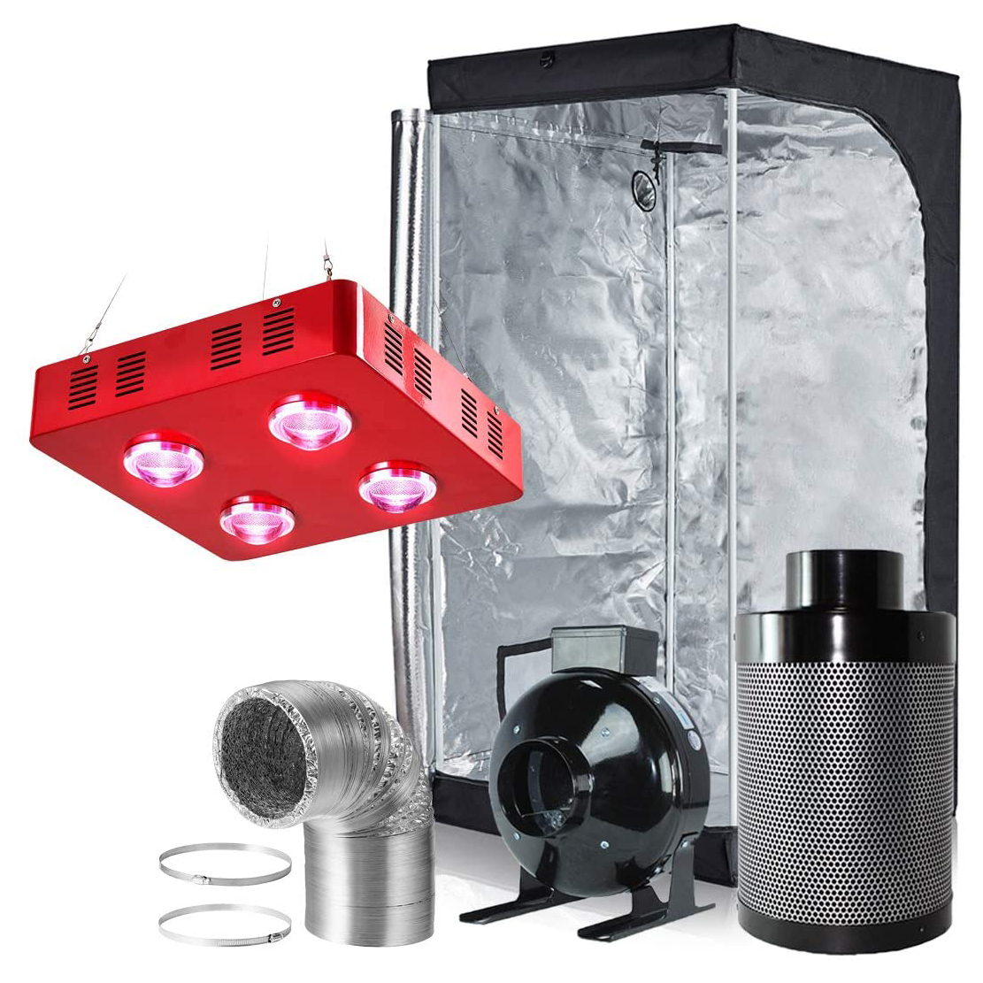 Lampe de culture à LED 1500 W pour serre hydroponique - Smoke Shop Québec